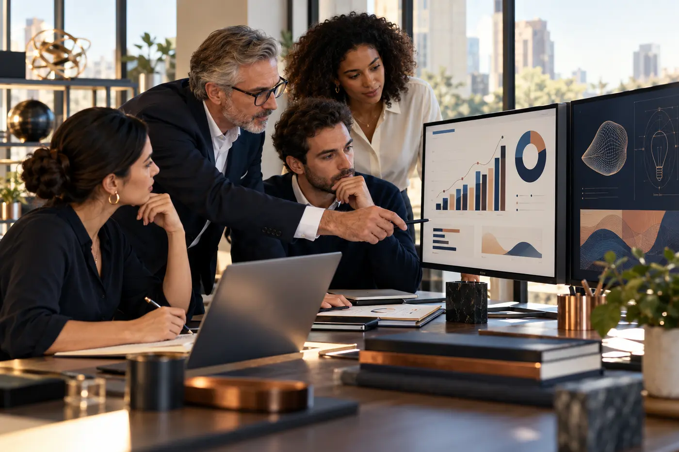 Análisis de indicadores sectoriales y activos empresariales